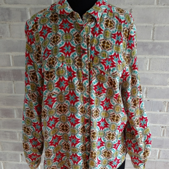 Funky Print shirt - Picture 1 of 5